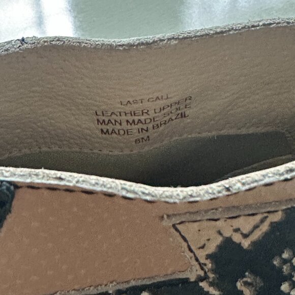 Snake Skin Leather Booties Matisse x Free People x Jeffrey Campbell Size 8 Avant - Picture 2 of 6